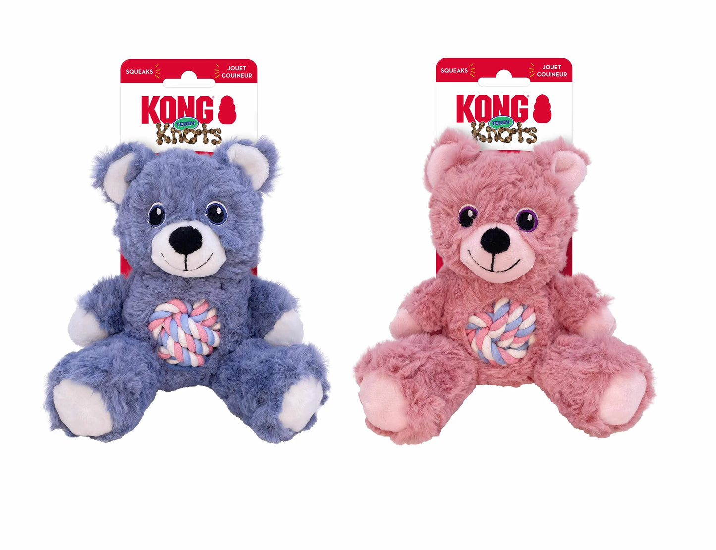 KONG(R) Knots Teddy Dog Rope Toy Assorted