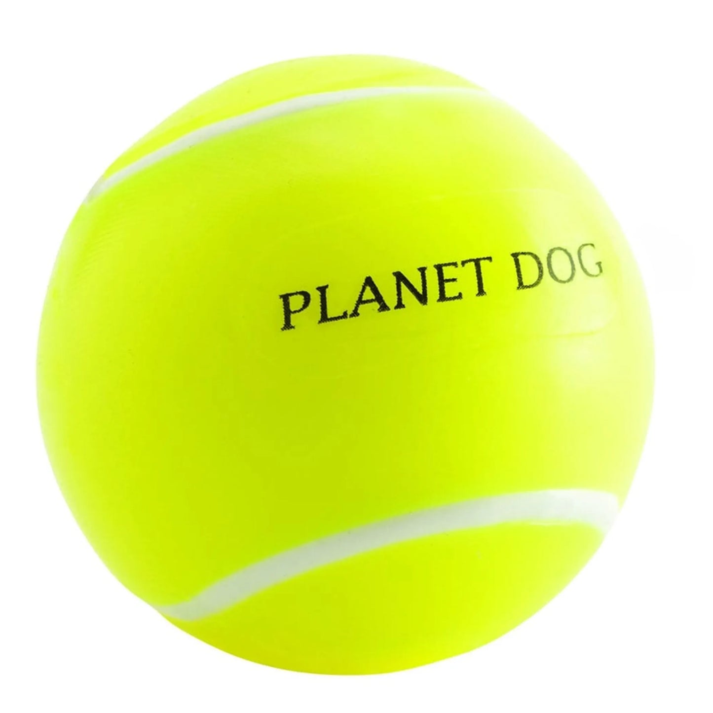 Planet Dog Orbee-Tuff Tennis Ball Treat-Dispensing Dog Chew Toy Yellow